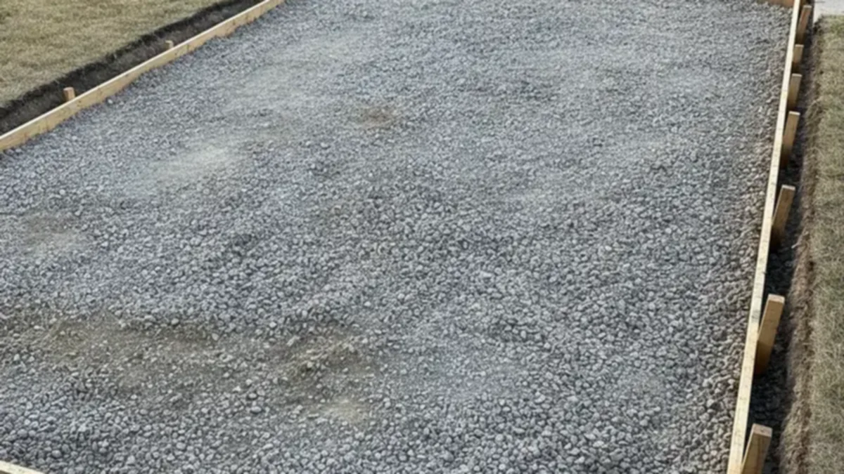 A failed Mesquite concrete driveway is broken into manageable sections for removal and disposal.